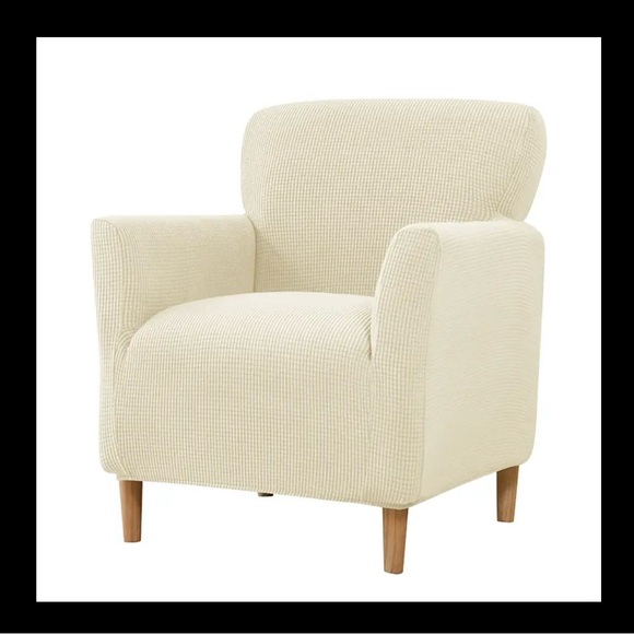 Stretchy Armchair Cover / Beige - Picture 1 of 2
